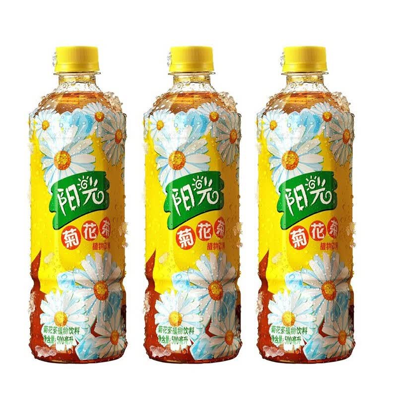 可口可乐(coca-cola)可口可乐阳光菊花茶饮料pet500ml*12