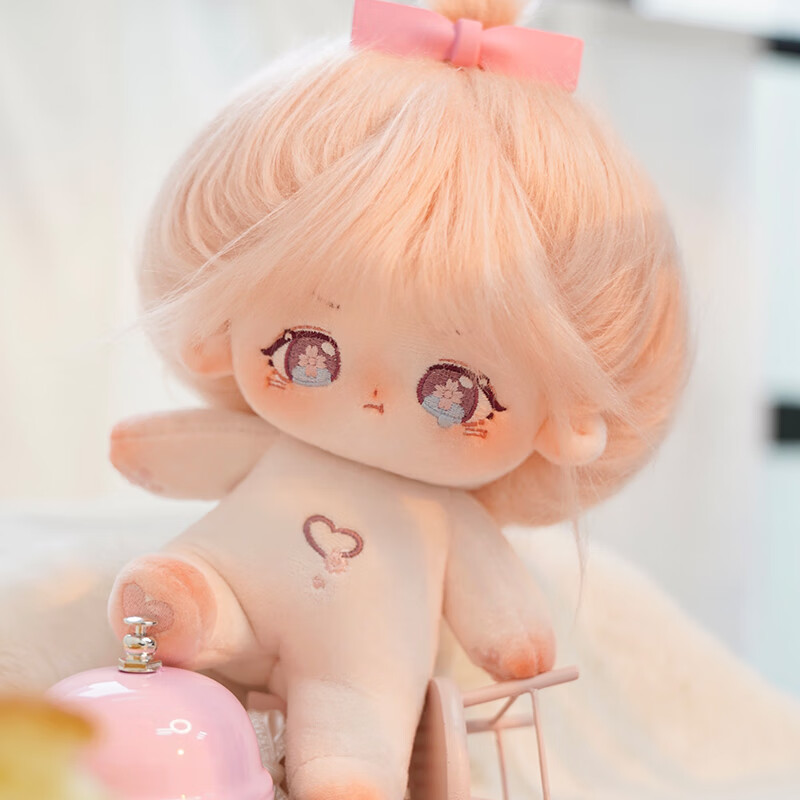 disney现货嘤嘤怪20cm棉花娃娃衣服jk学院风玩偶公仔女 樱嘤怪娃娃