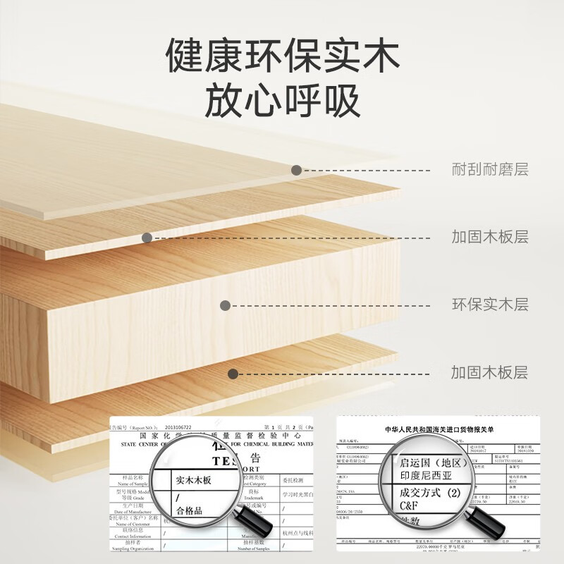 黑白调学习时光C3学习桌【小户型优选 追背正姿】儿童书桌学习桌椅套装 1米 蓝