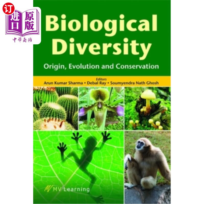 海外直订biological diversity: origin, evolution and conservation