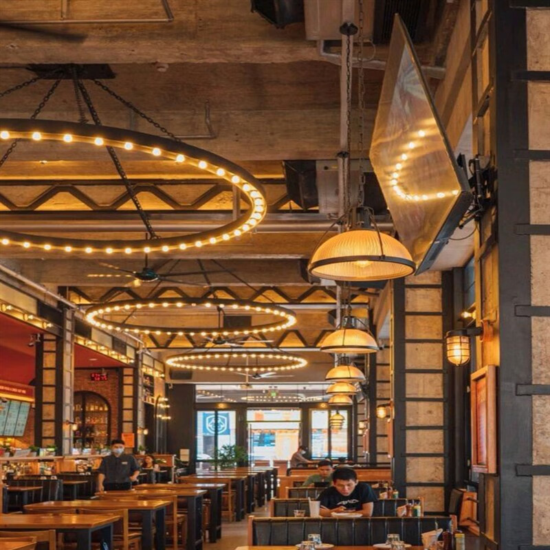 澳颜莱工业风吊灯工业风音乐酒吧灯具复古清吧公社酒吧装饰大吊灯台球