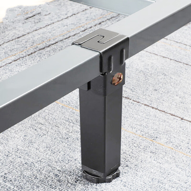 画萌床五金配件排骨架挂钩脚夹片床腿可调节支撑脚床支撑架简易安装