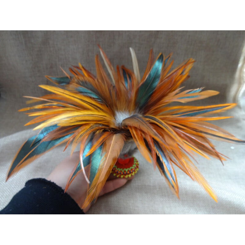 软毛毽子 不染色大鸡毛毽子 耐踢鸡毛键子 运动比赛毽子sn6836 儿童