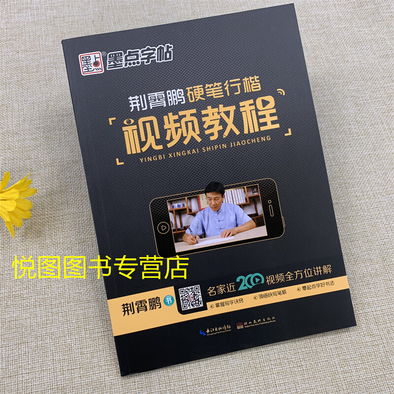 荆霄鹏硬笔行楷视频教程 荆霄鹏书 学生成人行楷书入门教材 荆霄鹏教你学行楷 墨点字帖