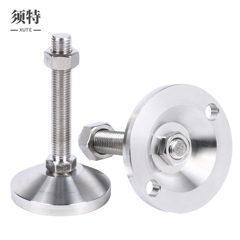 须特(xute)304不锈钢重型脚杯 螺丝调节脚机械设备支撑脚