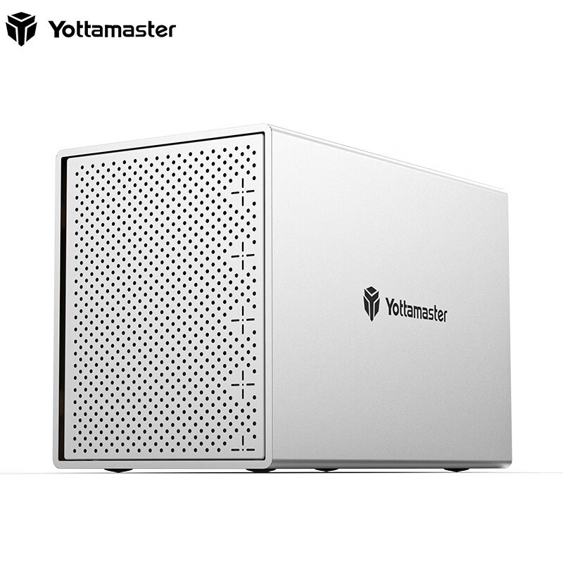 Yottamaster2.5/3.5英寸四盘/五盘位硬盘柜SATA串口全铝存储柜USB3.0硬盘盒 USB3.0接口 五盘位硬盘柜