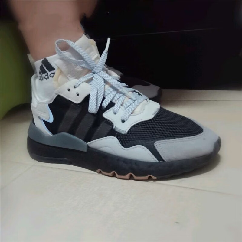 阿迪达斯 (adidas)三叶草男女鞋nite jogger boost 复古休闲鞋跑步