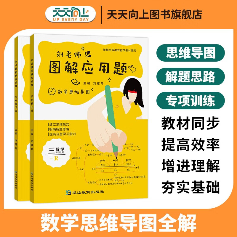 刘老师图解应用题三四五六年级小学应用题专项训练思维导图人教版上