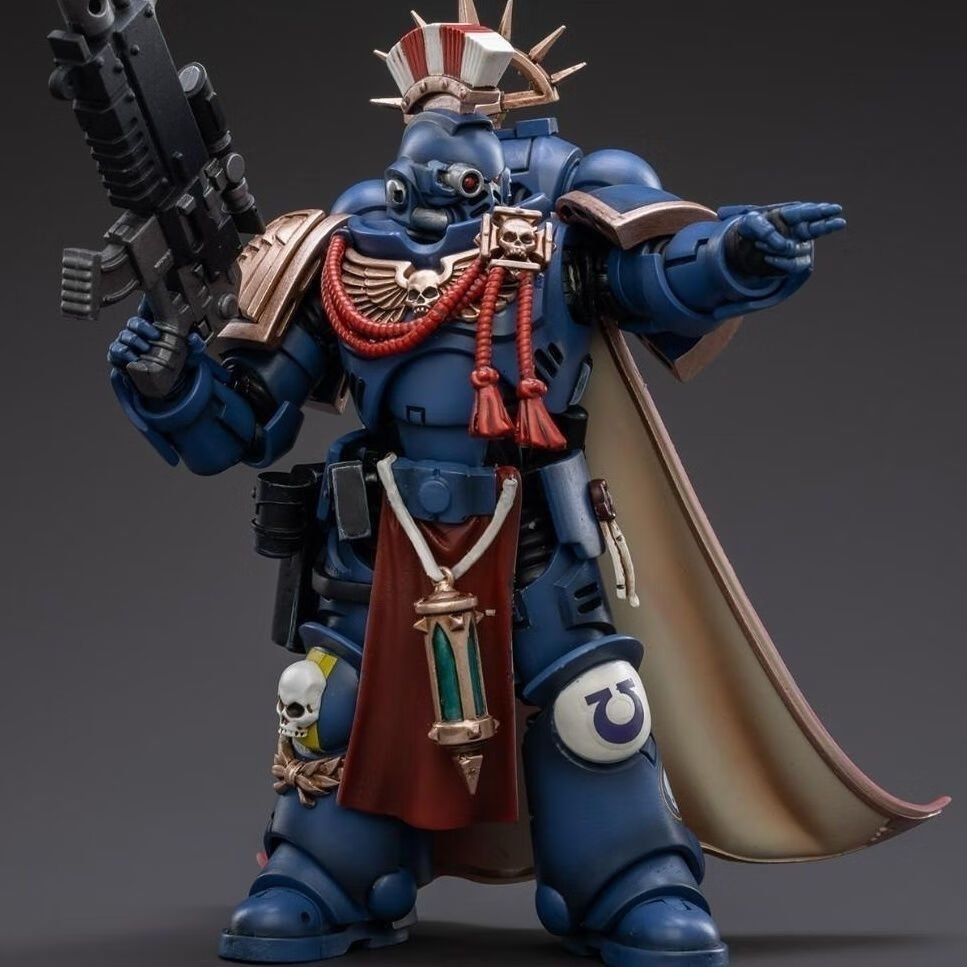 莫肖尔战锤40k棋子 1:18极限战士原铸连长赛多尼克斯 老兵瑟雷斯 副官