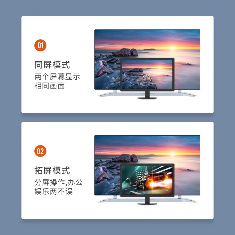 胜为（shengwei）DP转HDMI转接头 4K高清公对母接口displayport电脑笔记本电视投影仪视频连接线WMN24002
