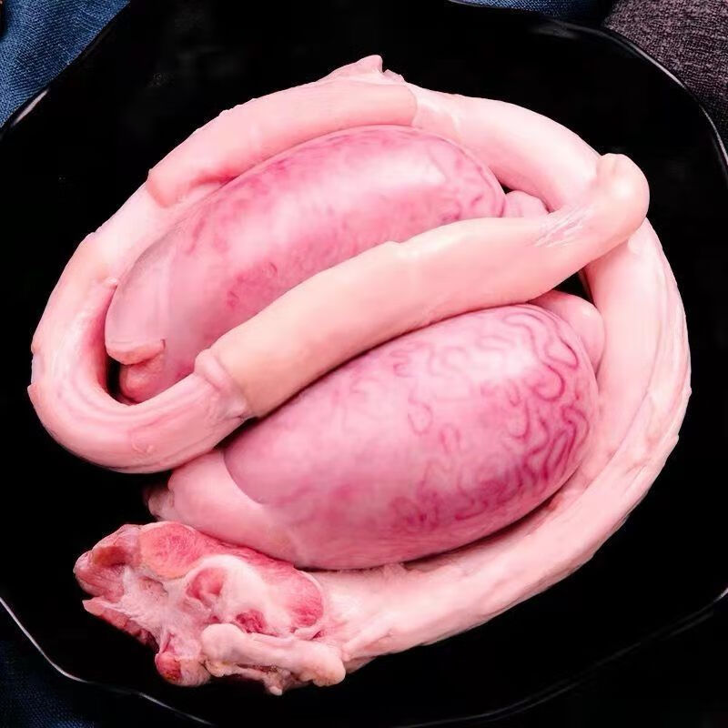 牛鞭牛蛋牛睾丸新鲜速冻牛三宝整套牛鞭整根炖汤炒菜食材批发昌隆福记