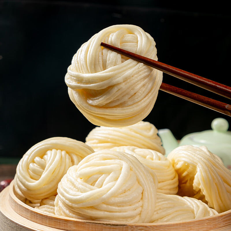 银丝卷湖南长沙特产速冻早餐甜花卷面点馒头包子天津宜宾 尝鲜银丝卷*