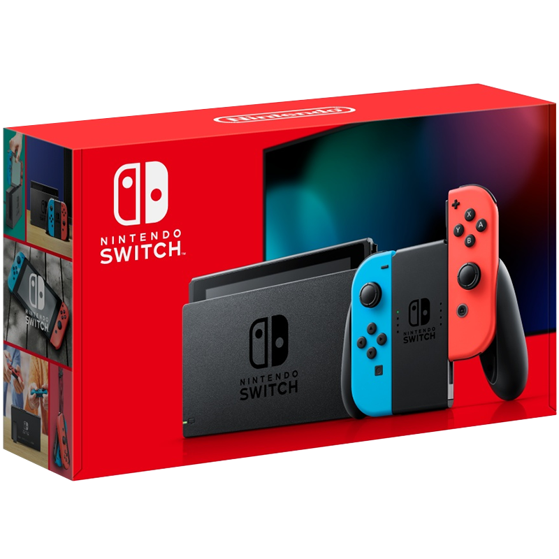 Nintendo 任天堂 日版 Switch游戏主机 续航增强版 红蓝1799元包邮（需用券）