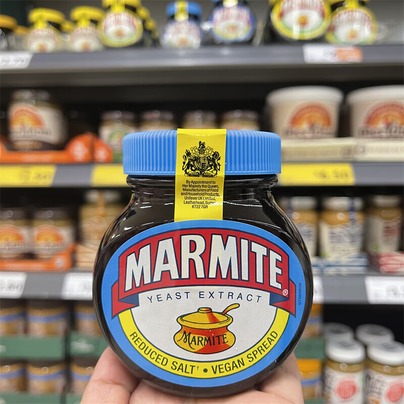 lzjv英国妈蜜酵母marmite yeast extract马麦酱精华味素 淡盐250g