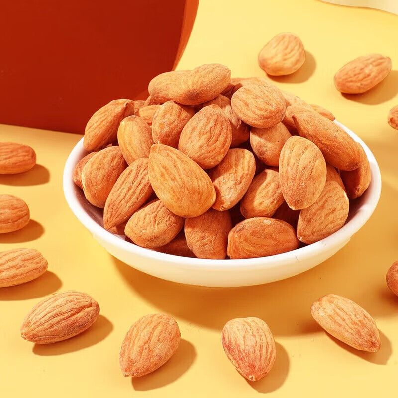 味滋源休闲零食追剧宅家小点心 每日坚果炒货干果 多口味干货小吃 巴旦木仁 400g/罐 1份