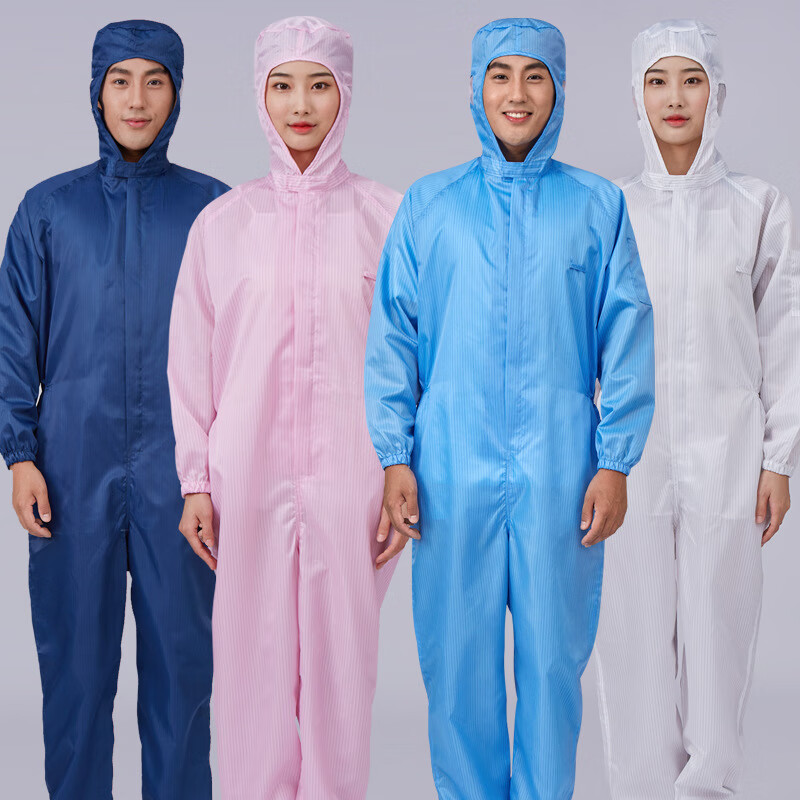 kxric防尘服连体工作服防静电连体连帽防尘服装食品厂车间连体衣喷漆