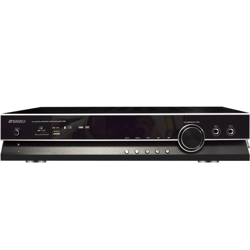 山水（SANSUI）UX60 功放机大功率家用5.1声道重低音家庭影院数字功放 支持USB蓝牙 UX60旗舰版（峰值900W）