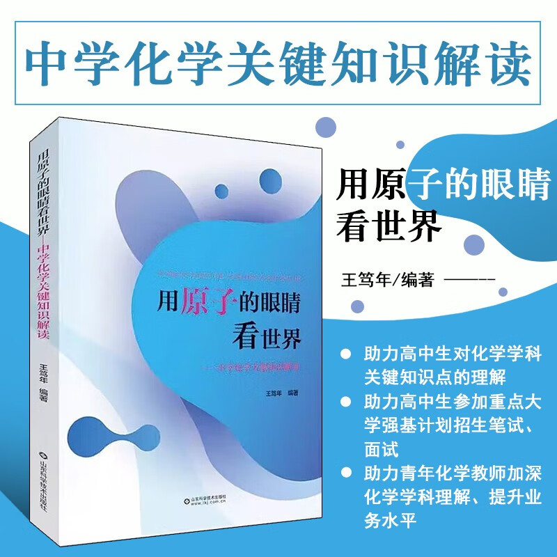 用原子的眼睛看世界 中学化学关键知识解读 高中化学教辅书 初高中化学学科关键知识点解读 中考高考化学考试笔试面试竞赛参考资料 化学教师备课参考书 山东科学技术出版社