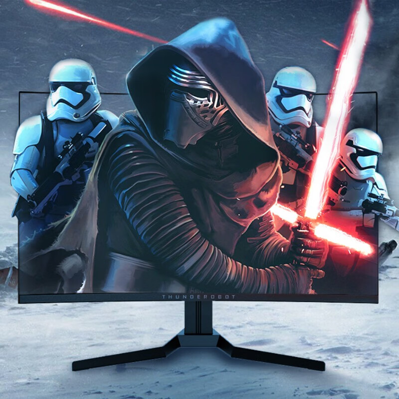 雷神 星战 27英寸/165Hz/1500R曲面窄边框广视角/HDMI/144电竞游戏显示器/电脑液晶显示屏（F27H）