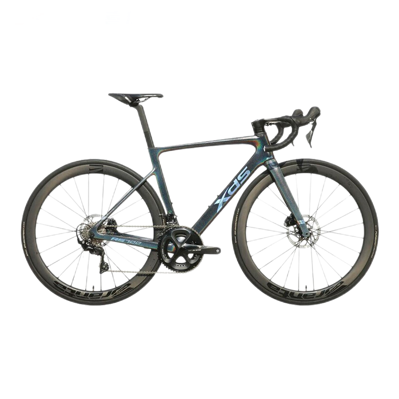 喜德盛公路自行车禧玛诺22速105套件双控油刹碳纤维破风公路车  rs700