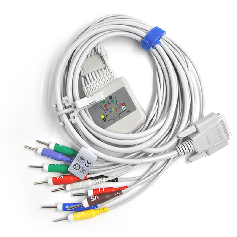 0 心电吸球胸电极夹子 四肢肢体夹 心电图机导联线 针插式3.0 欧标