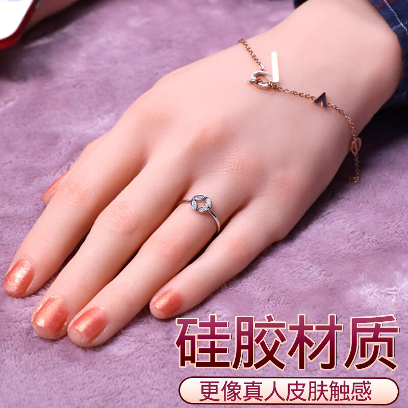 手模玉手硅胶倒模手控另类癖好仿真宅男拍照道具手部假女朋友 芊芊玉