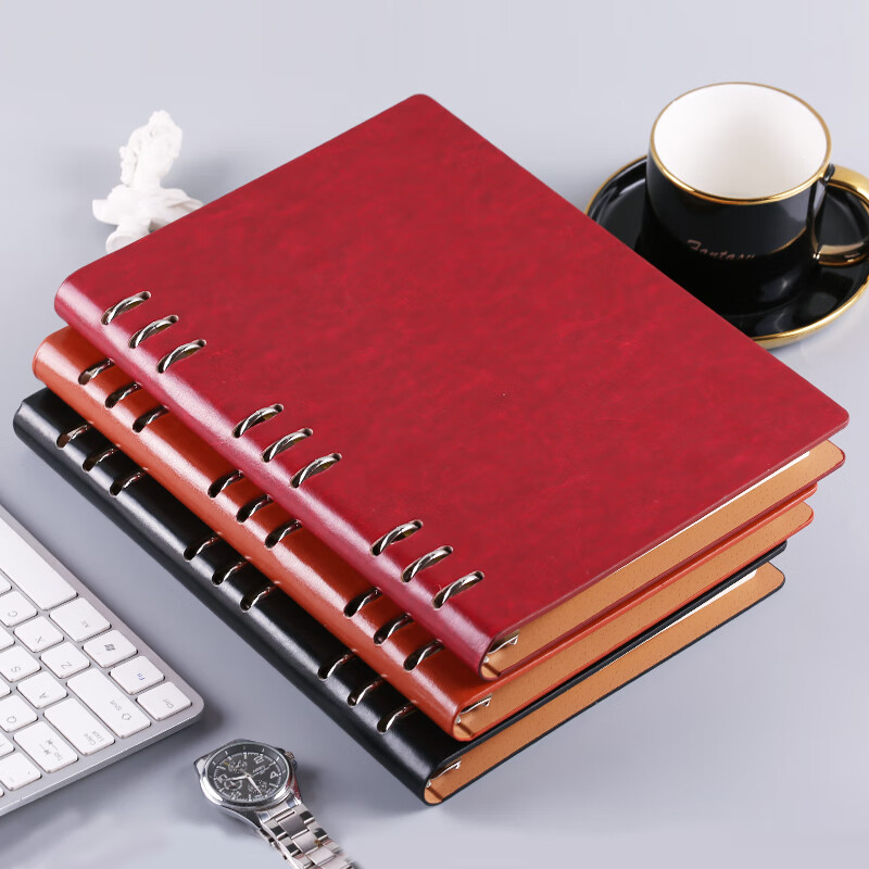 申士 shen shi b5商务活页笔记本子 简约可拆卸9孔内芯 学生办公记事