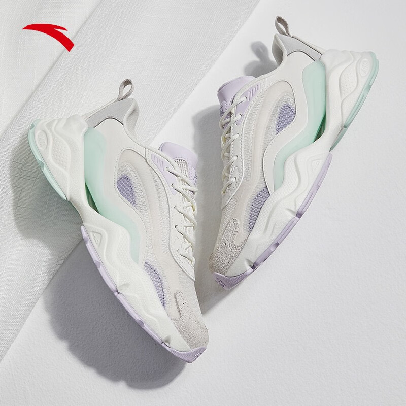 【99预售】【千禧】安踏女鞋休闲鞋2022秋季复古老爹鞋潮流运动鞋子女