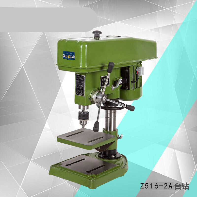 婵筠西湖 16mm台钻220v 工业级台式钻铣床 家用佛珠机 多功能台式钻床