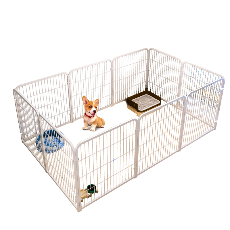Coleshome 蔻丝 小狗围栏栅栏室内宠物猫围栏家用铁网透明普通款