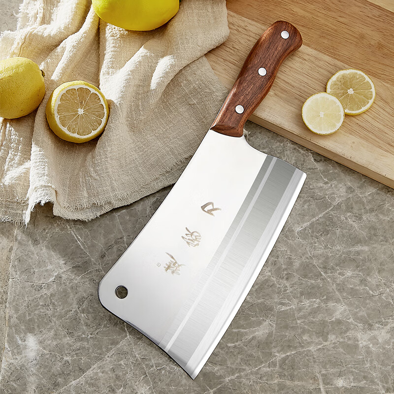 楚家刀 手工炮弹钢锻打菜刀家用砍骨刀剁骨刀家用手工锻打切骨专用刀