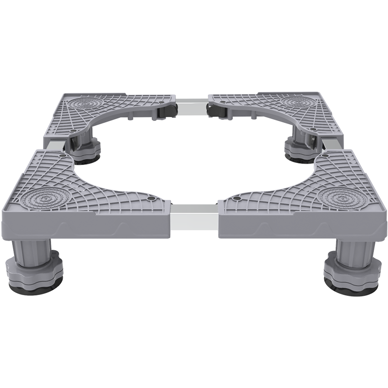 蜗家 洗衣机底座多功能置物架支架加粗加固移动架冰箱空调底座托架滚筒波轮适用增高防潮通用支架 标准款4脚 (卷尺)