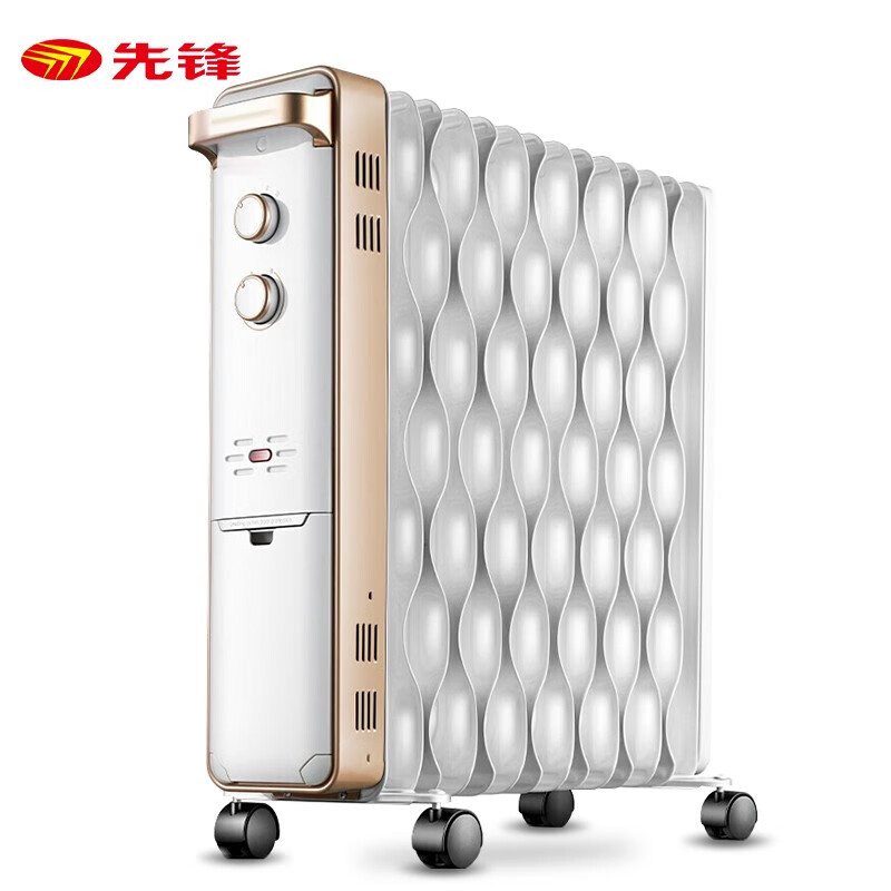 先锋（Singfun）取暖器 电暖器 家用电暖气片 电热油汀 加热器 14片大面积取暖 节能省电升温快DS1555