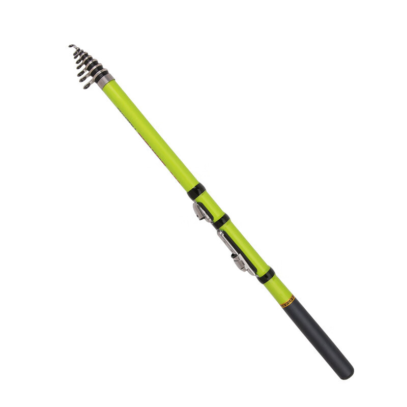 5米1.8米便携短节矶钓杆迷你鱼竿矶杆 0m 绿色 1.5米