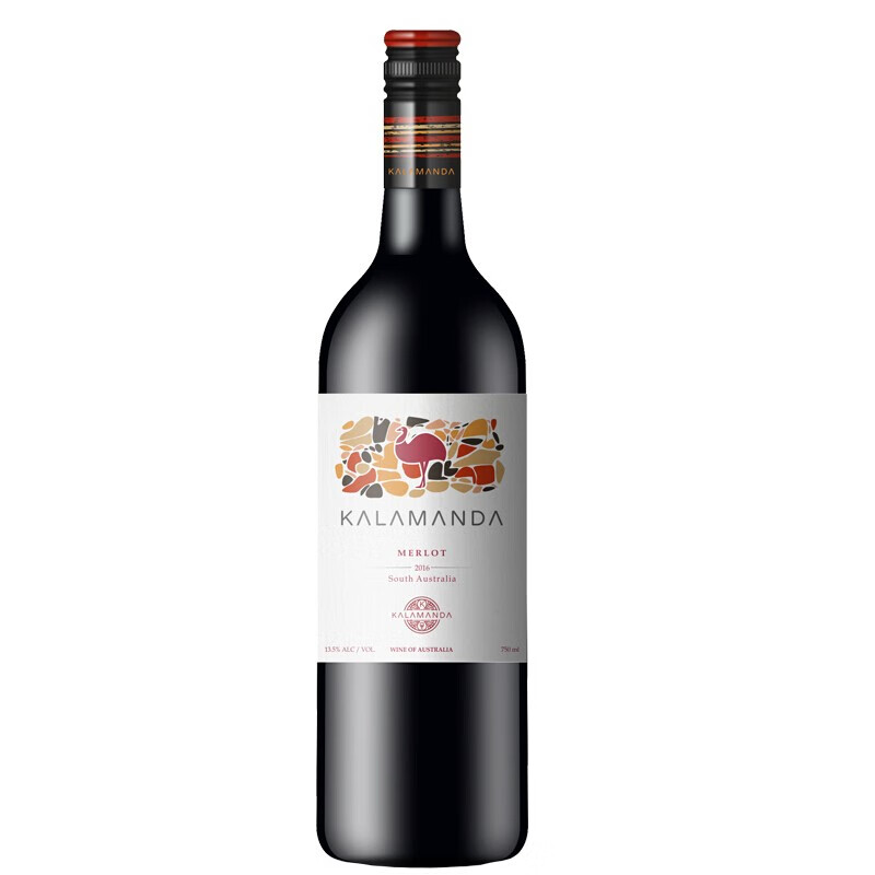 澳大利亚进口红酒/白葡萄酒 捷成旗下品牌 卡拉曼达 美乐红葡萄酒750ml