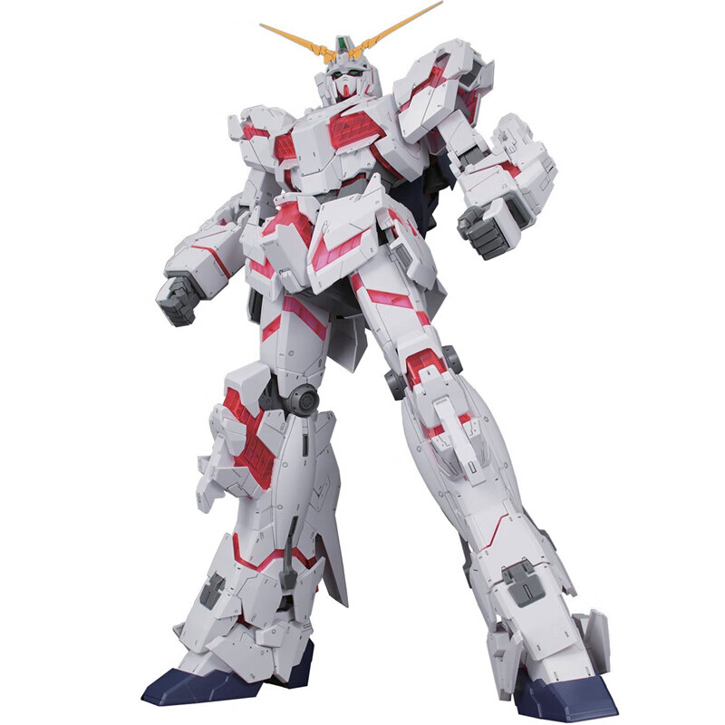 定制【专柜】megasize高达拼装模型玩具38cm mega 独角兽毁灭模式