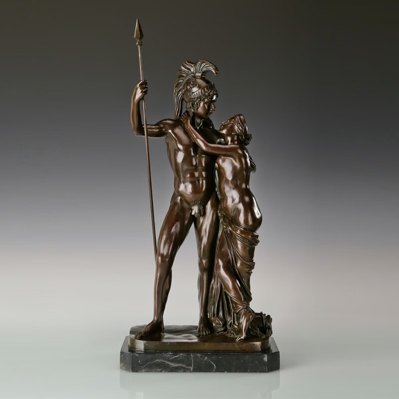 忆往昔欧式铜工艺品维纳斯与战神客厅玄关办公室家居室内装饰摆件