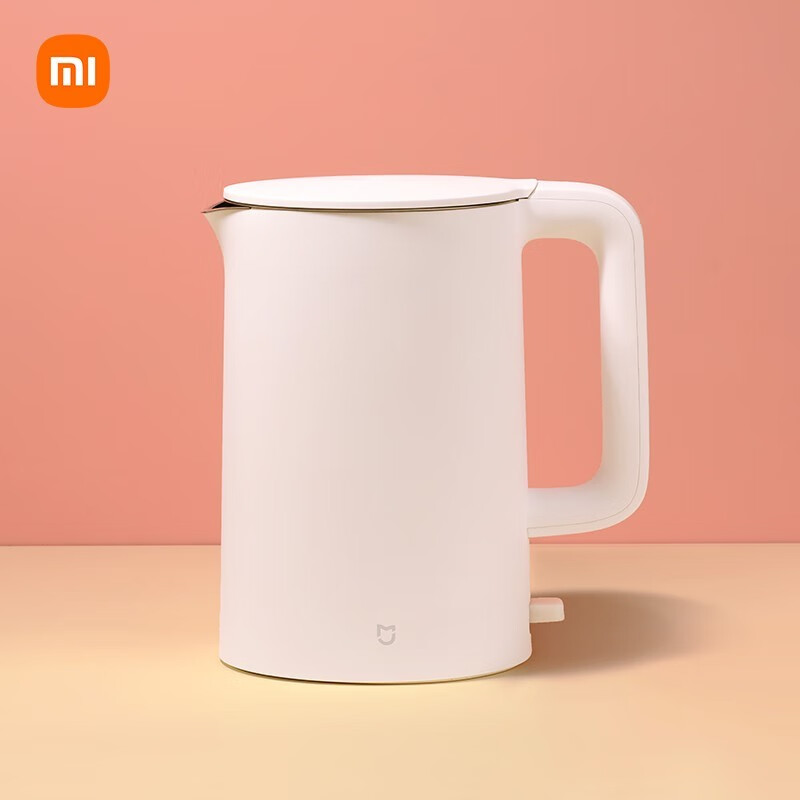 小米(mi) 电水壶 烧水壶 家用大容量304不锈钢内胆双层防烫保温壶按压