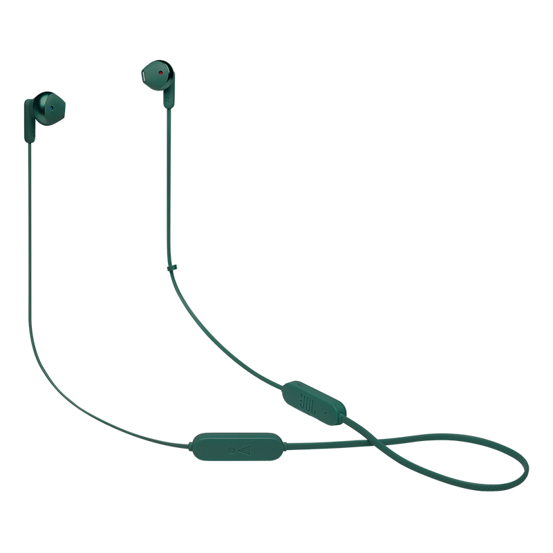 JBL TUNE215BT 无线蓝牙耳机 半入耳式运动耳麦 5.0高效传输 Type-C极速充电 超长续航 苹果安卓耳机 暗夜绿