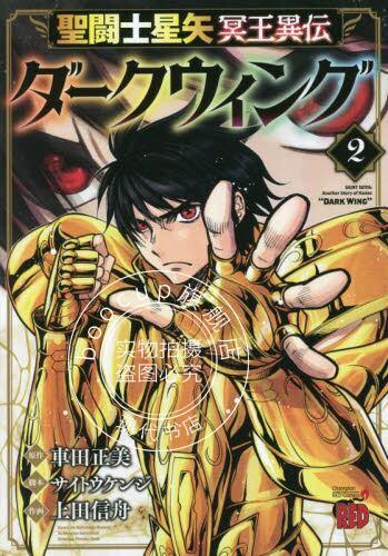现货 进口日文 漫画 圣斗士星矢 冥王异传 漆黑之翼 2 聖闘士星矢 冥王異伝 ダークウィング 2