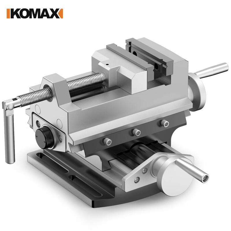 科麦斯多功能台钳精密迷你工作台家用万向木工桌钳小型台虎钳夹具平口钳 带双微调平口钳