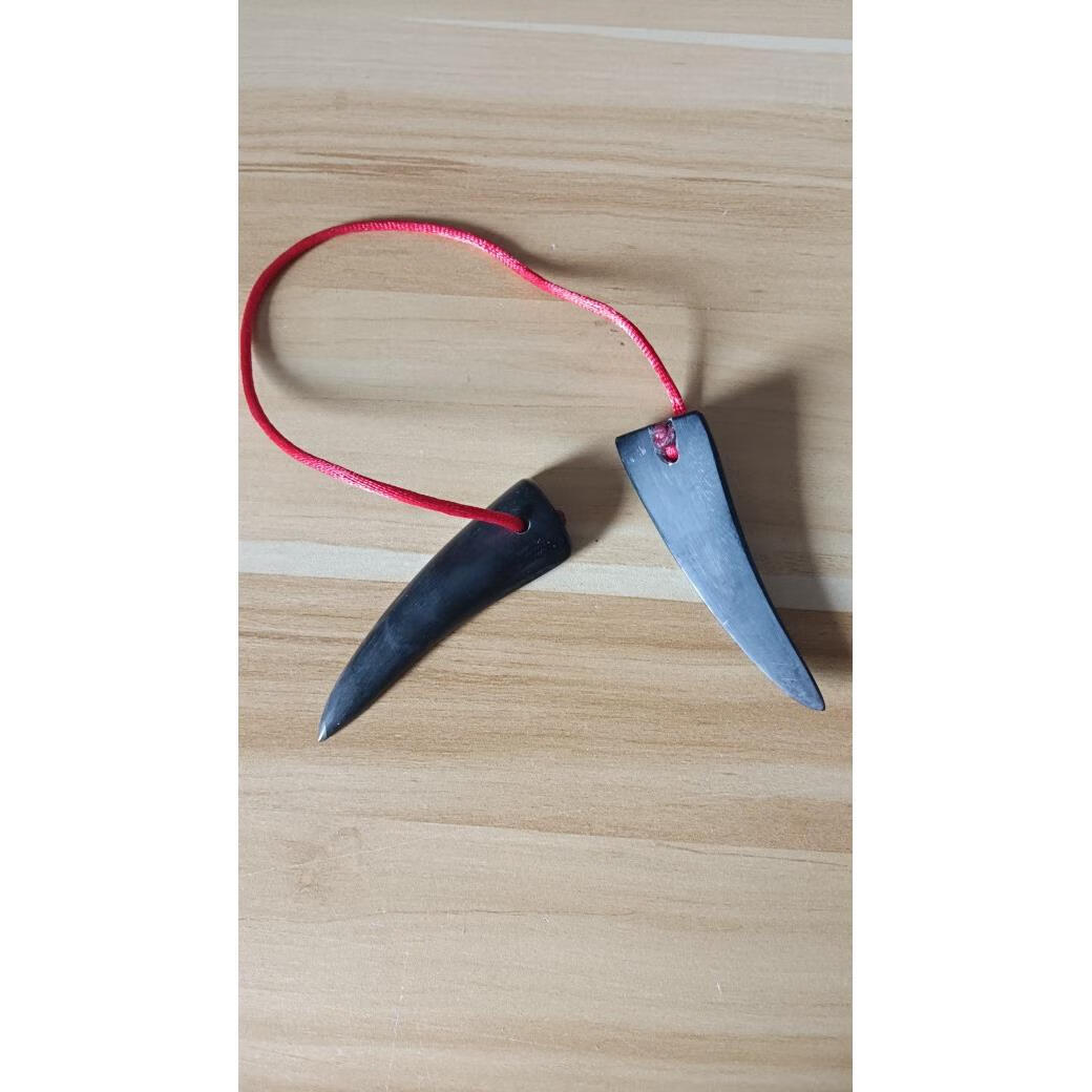 道士卦师法器串绳牛角卦道家法器圣卦