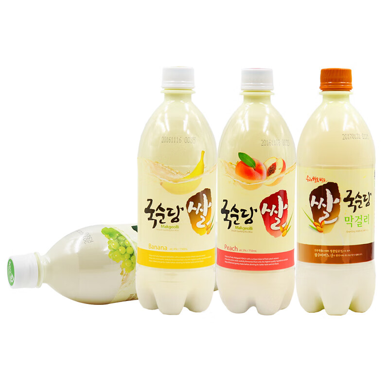 韩国进口麴醇堂玛克丽米酒马克丽果味米酒桃子 /葡萄 /原味 /香蕉