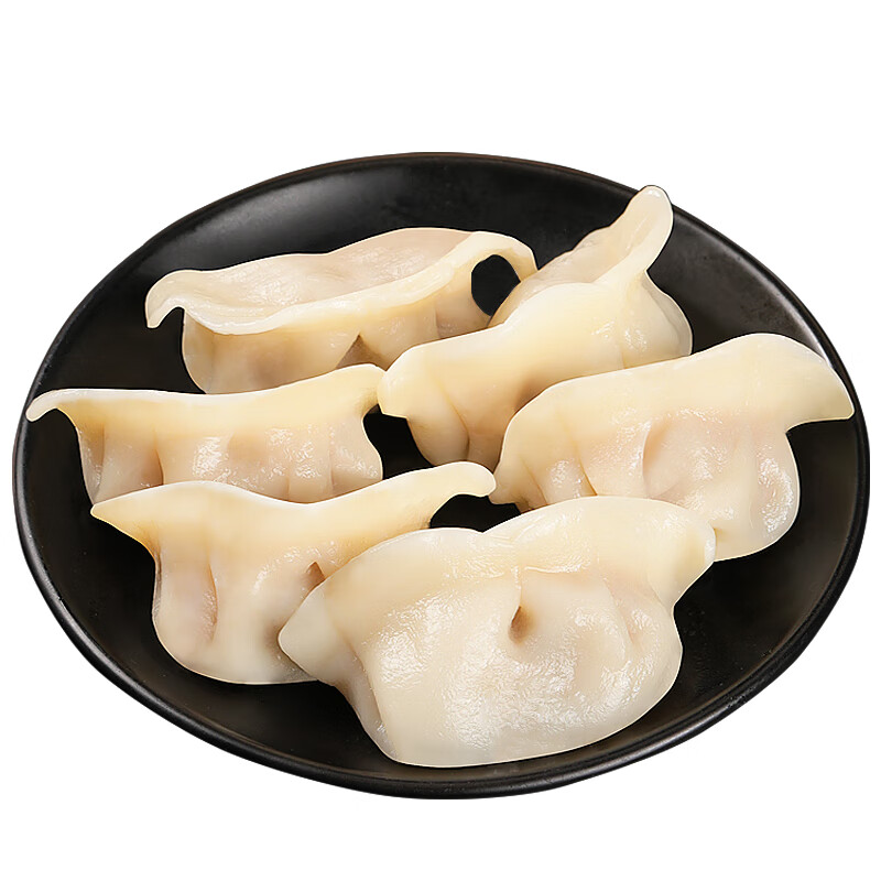 饺子煎饺韩式泡菜蒸饺韩国水饺速冻煎饺速食早餐 猪肉玉米花边水饺2袋