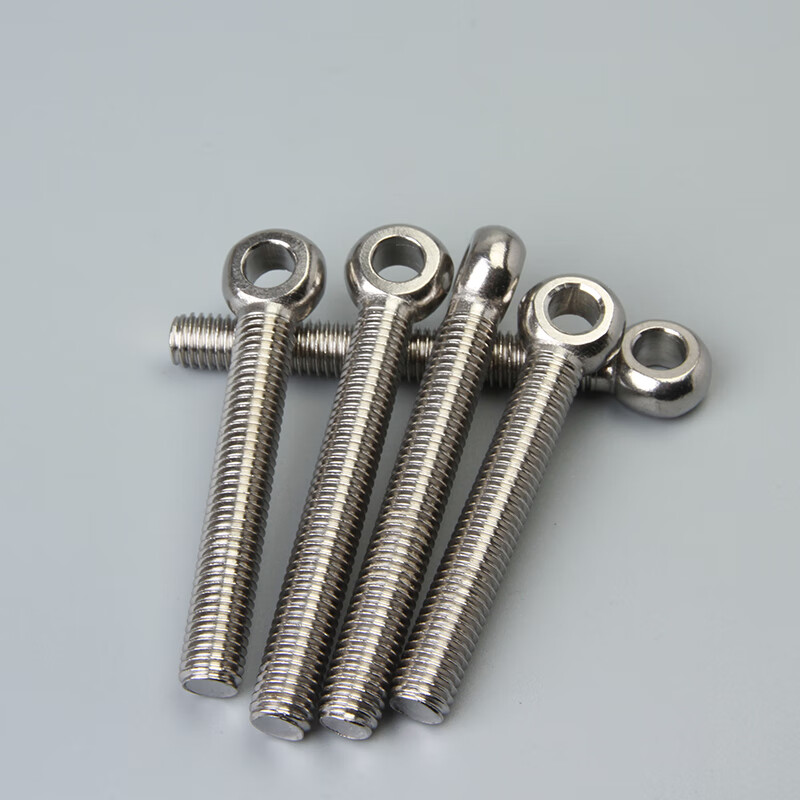 施韵令304不锈钢活节螺栓圆形带孔螺丝鱼眼螺杆圆头吊环螺柱m6m8m10