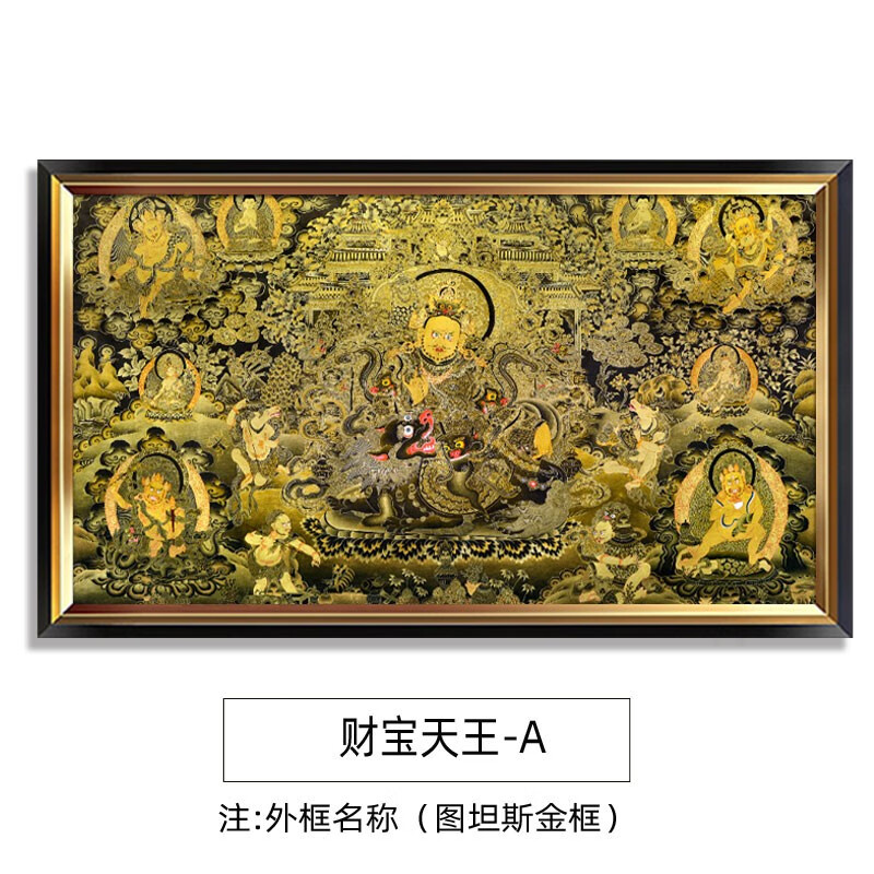 绝伦帝唐卡挂画观音菩萨佛像的材质与加工工艺是怎样的？插图