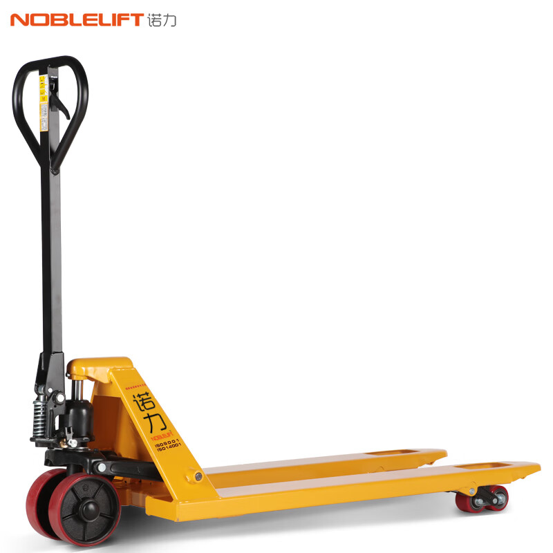 诺力(noblelift)df2吨手动液压叉车外宽685聚氨脂轮地牛搬运托盘手拉