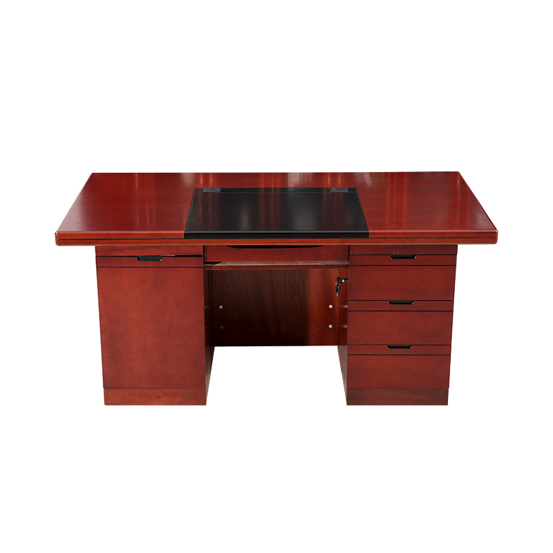 锡田家具办公桌简约现代单人写字台式电脑桌办公室桌子老板桌经理主管职员桌  配套线盒