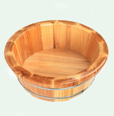 钧道汇木头的洗脚盆 木头脸盆 家用小木盆实杉木质洗脚木盆 大人儿童