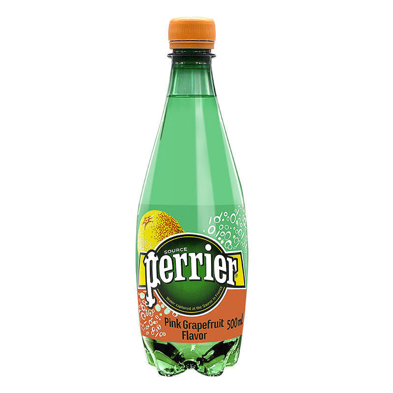 5折 法国气泡水 perrier巴黎水 500ml 西瓜橘子草莓桃子青柠原味含气
